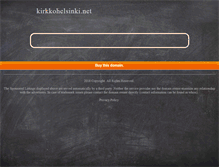 Tablet Screenshot of kirkkohelsinki.net